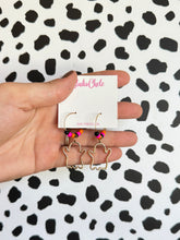 Load image into Gallery viewer, Ghost Bead Hoops