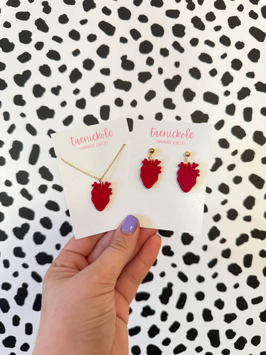 Anatomical Heart Jewelry – Necklace or Bracelet