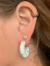 Load image into Gallery viewer, 90's Butter Mom | Patterned Hoops