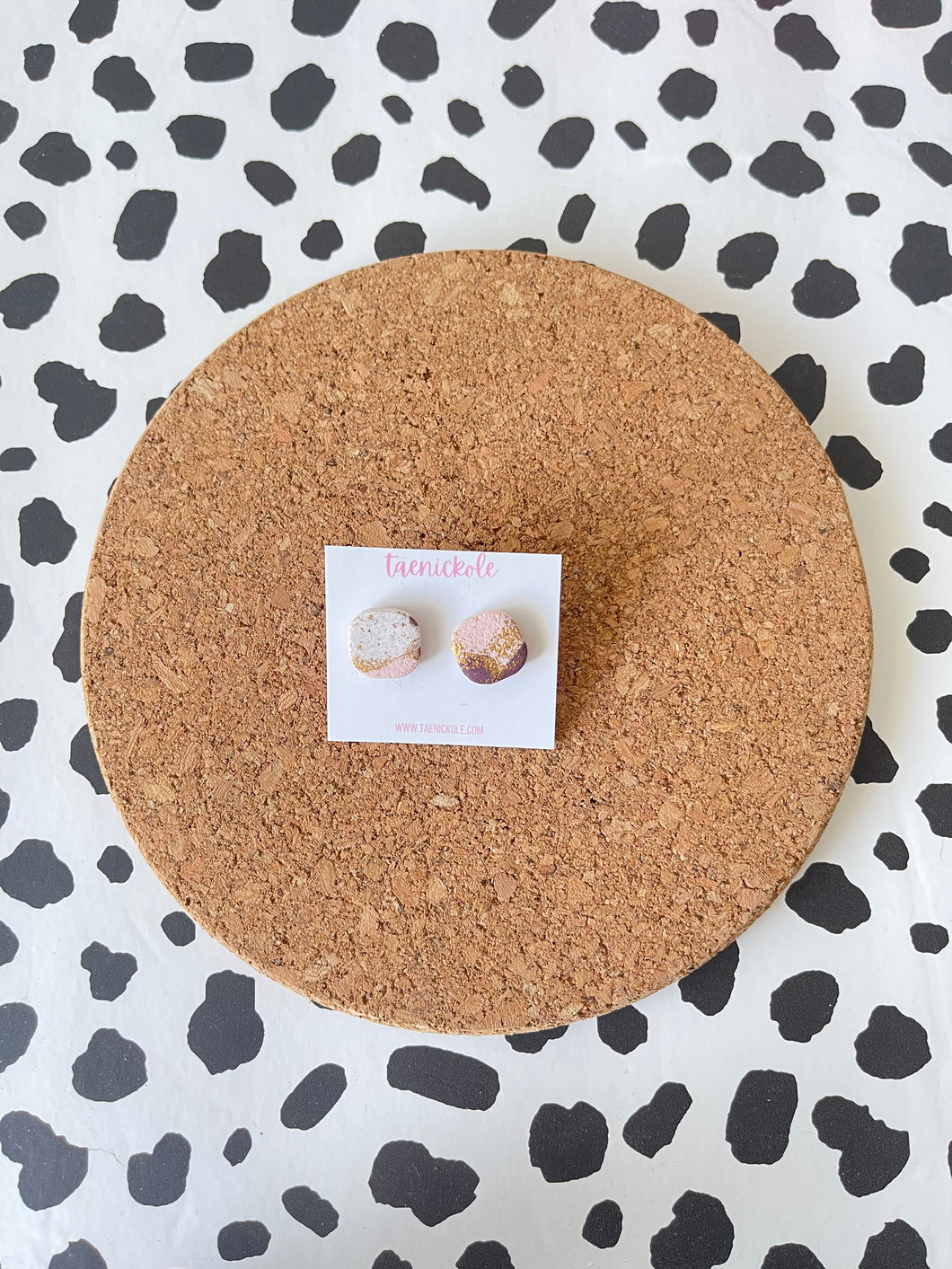 Plum Pretty | Rounded Square Studs