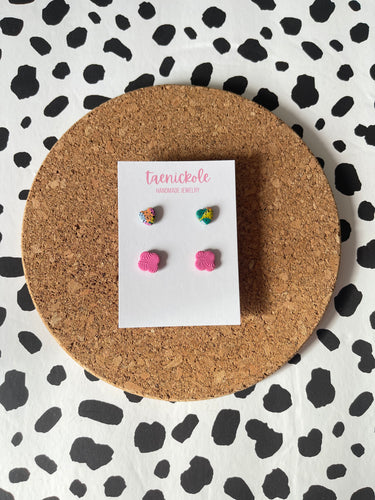 Jungle Boogie | Heart and Pink Stud Pack