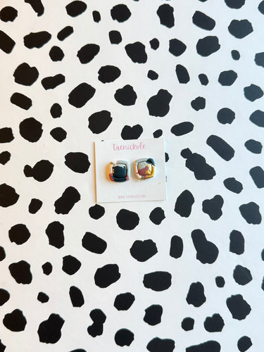 Velvet Garden | Textured Square Studs