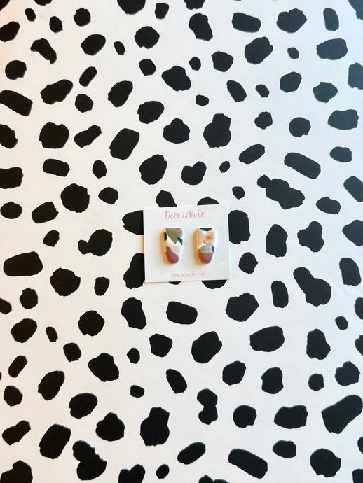 Velvet Garden | Oblong Studs