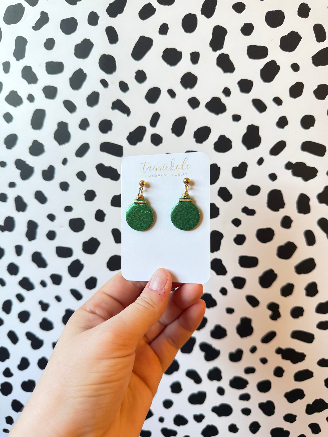 Traditional Christmas | Glitter Green Bauble