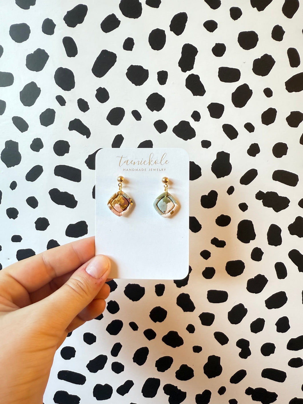 Velvet Garden | Textured Square Dangles