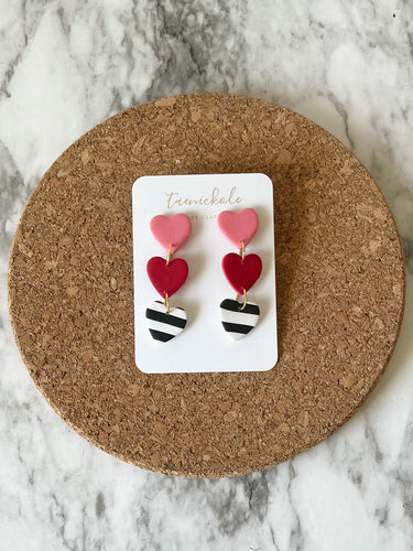 Stripe Regular Heart Triple